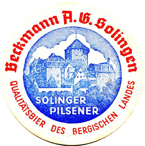 solingen sg-nw beckmann beck rund 2a (215-pilsener-rotblau) 